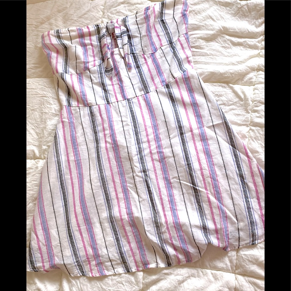 Love Fire Pattern/Striped Beach Dress Size Large